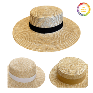 Sombrero de Paja Tejida Transpirable para Hombre, Estilo Panamá, Ligero, para Verano, Protección Solar - Product Image 4