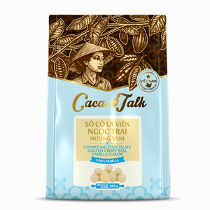 Boules de chocolat blanc croustillantes HALAL pour la décoration de gâteaux, vente en gros, service OEM/ODM, chocolat composé massif, service OEM/ODM - Product Image 1