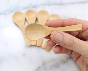 Cuchara de Madera Pequeña de Estilo Natural, Cuchara para Té, Café, Postre, Sopa, Vajilla Infantil - Product Image 3