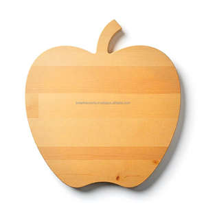 Tabla de Cortar de Haya Natural Estilo Apple, Diseño Sostenible, Apta para Lavavajillas, Antibacteriana, para Uso Diario con Frutas y Verduras - Product Image 3