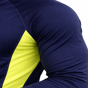 T-shirt de sport à manches longues pour homme, compression, protection UV, séchage rapide, vente en gros - Product Image 3