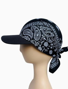 Nouvelle arrivée : Casquette de baseball style vintage avec bandana rouge cramoisi, couleur et impression personnalisées, faible MOQ - Product Image 2