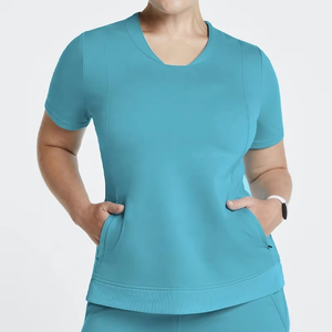 Ensembles d'uniformes médicaux pour femmes de qualité supérieure, combinaisons sans manches élégantes pour infirmières, ensembles d'uniformes d'hôpital - Product Image 3