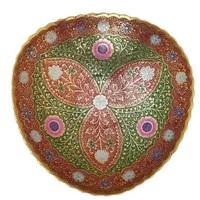 Mangkuk Sajian Multifungsi Berlapis Enamel dari Baja Tahan Karat untuk Restoran, Dekorasi, dan Penyajian, Pemasok dari India