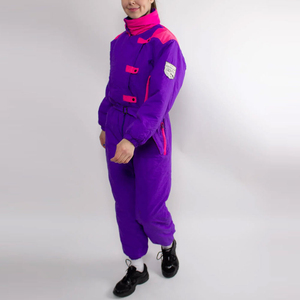 Combinaison de ski d'hiver pour adultes, homme, femme, fille, avec fermeture éclair, pour le snowboard ou le ski alpin, vente en gros - Product Image 1