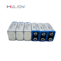 Yüksek Kapasiteli 1200mAh 9V CP9V Lityum Pil, Güvenlik Sistemi Acil Durum Cihazı için