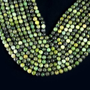 Cuentas redondas lisas de jaspe canadiense natural de 4MM 6MM 8MM 10MM, hilo de cuentas de jaspe canadiense sueltas para pulsera y collar. - Product Image 4