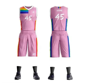 Camisetas de Baloncesto, Chalecos con Parches Bordados, Diseño de Moda, Camisetas de Baloncesto Personalizadas para Equipos Masculinos - Product Image 3