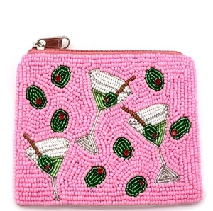 Premium Beaded Embroidery Coin Pouch For Women Custom Design Fashion <b>Seed</b> Beads Coin Pouch With Beautiful Floral Embroidery - Product Image 6