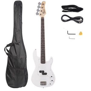 Glarry GP bianco per basso elettrico chiave per strumento strumento strumento per strumento musicale accessorio per strumento - Product Image 1