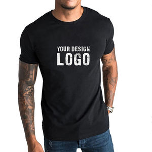 T-shirt personnalisé pour homme en coton peigné à manches courtes, col rond, coupe ample, imprimé, vêtement de sport décontracté, haute qualité, respirant - Product Image 4