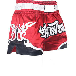 กางเกงมวยไทยคุณภาพสูงสำหรับผู้ชาย ขายส่ง ปรับแต่งได้ ลายเรียบ สไตล์ลำลอง ดีไซน์ล่าสุด - Product Image 6