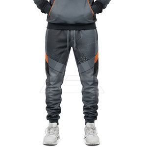 Pantalons de survêtement pour hommes avec un tissu doux et confortable, parfaits pour les séances d'entraînement à la salle de sport, la course à pied, l'entraînement et les tenues décontractées quotidiennes. - Product Image 4