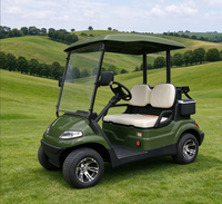 A627.2 Voiturette de golf électrique 2 places, chariot électrique silencieux pour les excursions sur sentiers forestiers