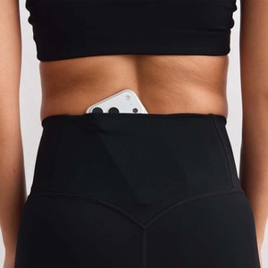 Conjunto de Yoga Premium Personalizado al por Mayor para Mujer: Sujetador Deportivo con Cuello en V y Espalda Cruzada, Leggings de Cintura Alta, Ropa Deportiva para Gimnasio y Fitness - Product Image 5