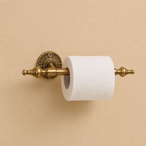 Antique Brass <b>Wall</b> <b>Mounted</b> <b>Toilet</b> Paper <b>Holder</b> Vintage Bathroom Tissue <b>Roll</b> <b>Holder</b> Decorative Luxury Bathroom Hardware Accessory - Product Image 1