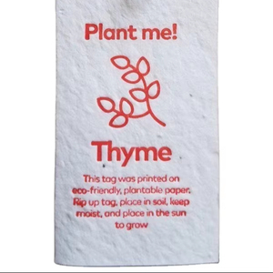 Export Quality Recycled Cotton Paper Tags with Deckle Edge and Twine String Tags for Wedding Favors and <b>Gift</b> Wrapping Hang Tags - Product Image 1