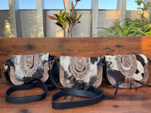 New Collection <b>Real</b> Cowhide Fur Hand Tooled <b>Leather</b> Sling <b>Bag</b> Carving Bohemian <b>Bags</b> Hot Selling <b>Bags</b> for Women's Use - Product Image 2