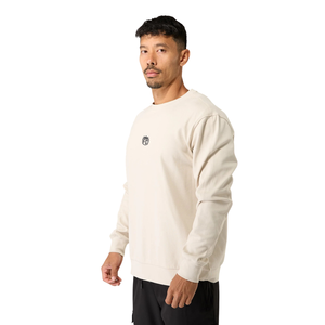 <b>Men</b> Premium Crew Neck Sweatshirt Solid Color Long Sleeve Casual Streetwear <b>Pullover</b> OEM Wholesale Supplier - Product Image 2