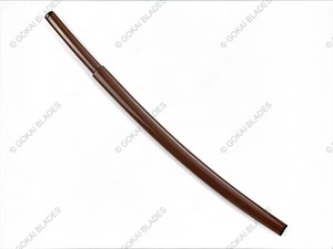 ดาบเหล็กกล้าไร้สนิมด้ามไม้เกรดอุตสาหกรรม ใบมีดเดี่ยว หนา 0.6 มม. - Product Image 3