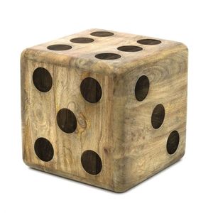 Natural Wooden Polyhedral Dice Artisan Crafted Eco-Friendly Durable <b>Set</b> for Tabletop Board Games Tradebyd - Product Image 3