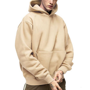 Sudadera con Capucha de Algodón Grueso de 500 g sin Cordones, Personalizada con Impresión, Tallas Grandes para Hombre - Product Image 1