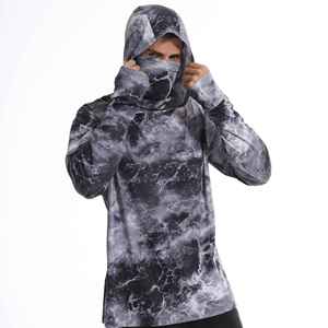 Camisa de Pesca Unisex con Capucha, Manga Larga, Transpirable, UPF 50, Spandex/Poliéster, Ropa Deportiva - Product Image 6