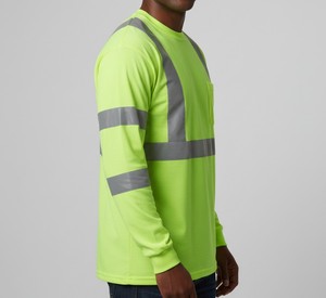 Camisa de Trabajo de Seguridad Reflectante con Material Resistente para Aplicaciones Industriales de Trabajo Pesado - Product Image 3
