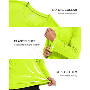 Camisetas de Seguridad de Alta Visibilidad, Impermeables y Ligeras, para Equipos de Construcción, Personal de Almacén y Trabajadores Industriales - Product Image 2
