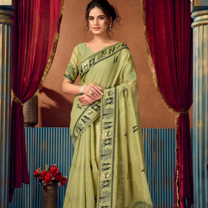 Hot Selling Cotton and Rayon Fabric Women Saree Low Price Ethnic Clothing Available at Wholesale Price and banarasi saree - Product Image 1
