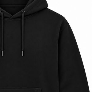 <b>Men</b> <b>Black</b> Pullover Hoodie <b>Plain</b> Long Sleeve Casual <b>Sweatshirt</b> Custom Logo Streetwear Sportswear Gym Top Shoukat Apparel Manufa - Product Image 5