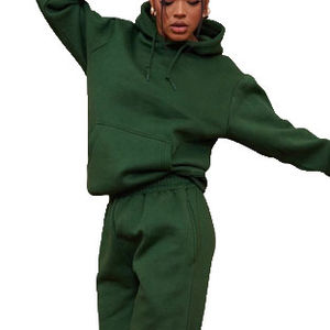 Ensemble de survêtement pour femmes, vêtements de sport en coton, logo personnalisé, prix d'usine OEM, vente en gros, survêtement d'entraînement pour femmes - Product Image 6