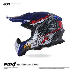 El casco JPX Fox1 Motif X 39 Supermoto Cross ofrece una protección superior y un estilo audaz para la mejor experiencia de motocross. - Product Image 4