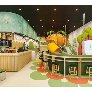 Parque infantil suave para interiores <span class=keywords><strong>en</strong></span> Kids Play Cafe y proveedor de Muebles personalizados para niños <span class=keywords><strong>en</strong></span> edad preescolar - Product Image 2