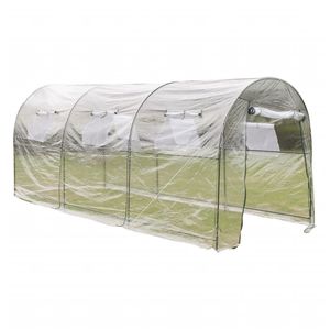 Grande casa calda per la cura delle piante di colore verde serra portatile all'aperto - Product Image 2