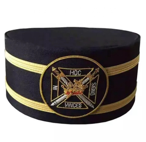 Masonic Knight Templar Sir Knight/Commander Passion Cross Crown Cap Custom Design Casual Masonic Regalia Hat - Product Image 3