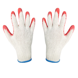 Petits gants de travail en <span class=keywords><strong>latex</strong></span> de couleur rouge bon marché de finition lisse avec en388 pour le marché polonais et coréen - Product Image 3