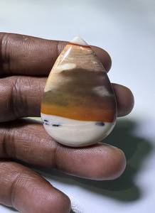 Affection Gems Qualité Supérieure Mookaite Jasper Naturel Coupe Poire Poli Lisse 63 Carats Magnifique Pierre Précieuse Libre Collection Guérison - Product Image 1