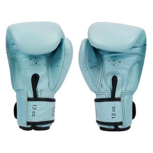 ถุงมือชกมวย Fairtex Sky Colour คุณภาพสูง หนังแท้ ปิดแบบตีนตุ๊กแก ถุงมือ MMA มวยไทย ซานด้า ถุงมือระดับพรีเมียม - Product Image 4