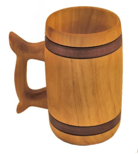 Taza de Madera Clásica Hecha a Mano Personalizada para el Hogar, Oficina, Hotel, Taza de Cerveza de Madera, Taza de Té con la Mejor Calidad, Mayorista de la India - Product Image 3
