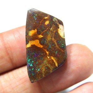 Natural Australian Boulder Opal Cabochon Solid Australian Boulder Multi <b>Fire</b> Opal <b>Stone</b> for Jewelry Making Gemstone - Product Image 2
