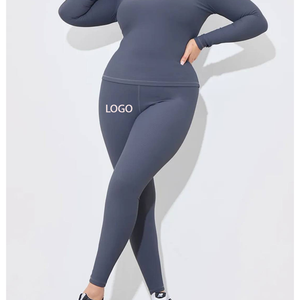 Leggings de yoga athlétiques taille haute OEM pour femmes, effet push-up, contrôle du ventre, vêtements de sport, grande taille, doux au toucher, pantalons de fitness - Product Image 1