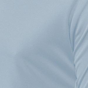 เสื้อยืดคอกลมแขนสั้นผู้ชาย สีฟ้าอ่อน ทรงปกติ ผ้าถักแห้งเร็ว 100% ผ้าฝ้าย สไตล์ลำลอง สีพื้น โลโก้ด้านหน้า - Product Image 5