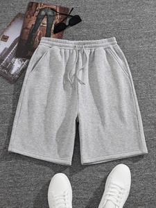 Stylish <b>Men's</b> Solid Black Regular Fit Corduroy Knitted Mid-rise <b>Shorts</b> Four <b>Pockets</b> <b>Zip</b> Fly Waistband Belt 100% Cotton Front - Product Image 2