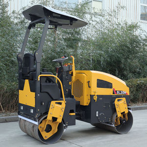 High Quality 1-3 Ton Vibratory Road Roller Hydraulic Double Drum Compactor Diesel Engine Mini Road Roller Machine - Product Image 1