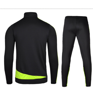 Men's Color Blocking Customized Printed Tracksuit Set Full Sleeve Quarter-<b>Zip</b> Sporty Casual Autumn Wear Quick Dry 100% Polyester - Product Image 3