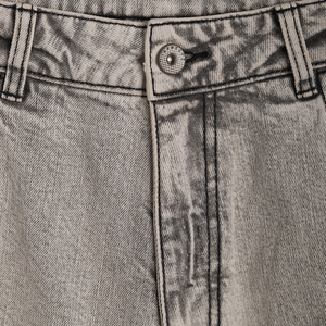 <b>Mens</b> Casual Denim Pant 100% Cotton Wide Leg Mid Waist Summer Dark <b>Stretch</b> Durable Comfort & Private Label Available - Product Image 3
