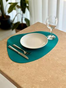 Bolsas y Estuches para Fines Especiales, Oferta, Mantel Individual de Cuero Genuino Resistente al Calor, Mantel Individual de Cuero Vacuno Auténtico para Mesa de Comedor, Venta al por Mayor LPM-0196 - Product Image 4