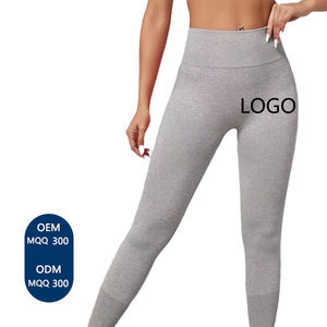 Pantalones de Yoga Personalizados, Sólidos, Transpirables, de Secado Rápido, Ecológicos, Tallas Grandes, para Mujer y Hombre, Leggings de Compresión para Gimnasio y Entrenamiento - Product Image 3