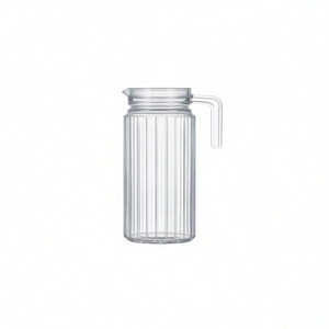 Jarra de Agua de 0.5L, Botella de Agua de Vidrio Transparente Premium, Diseño Minimalista - Product Image 2